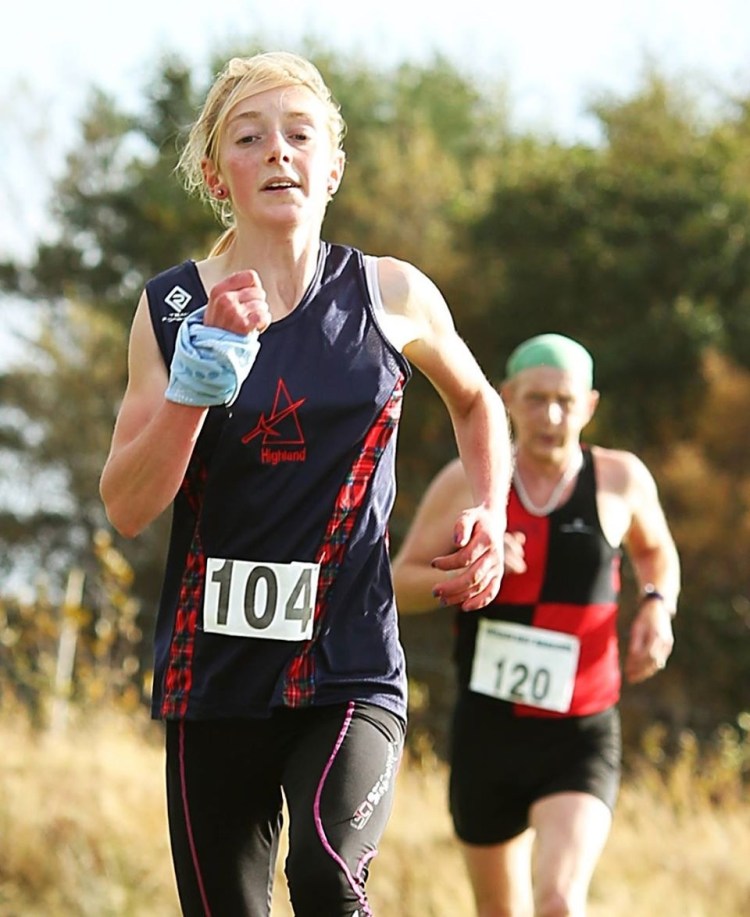 Winning woman in action!